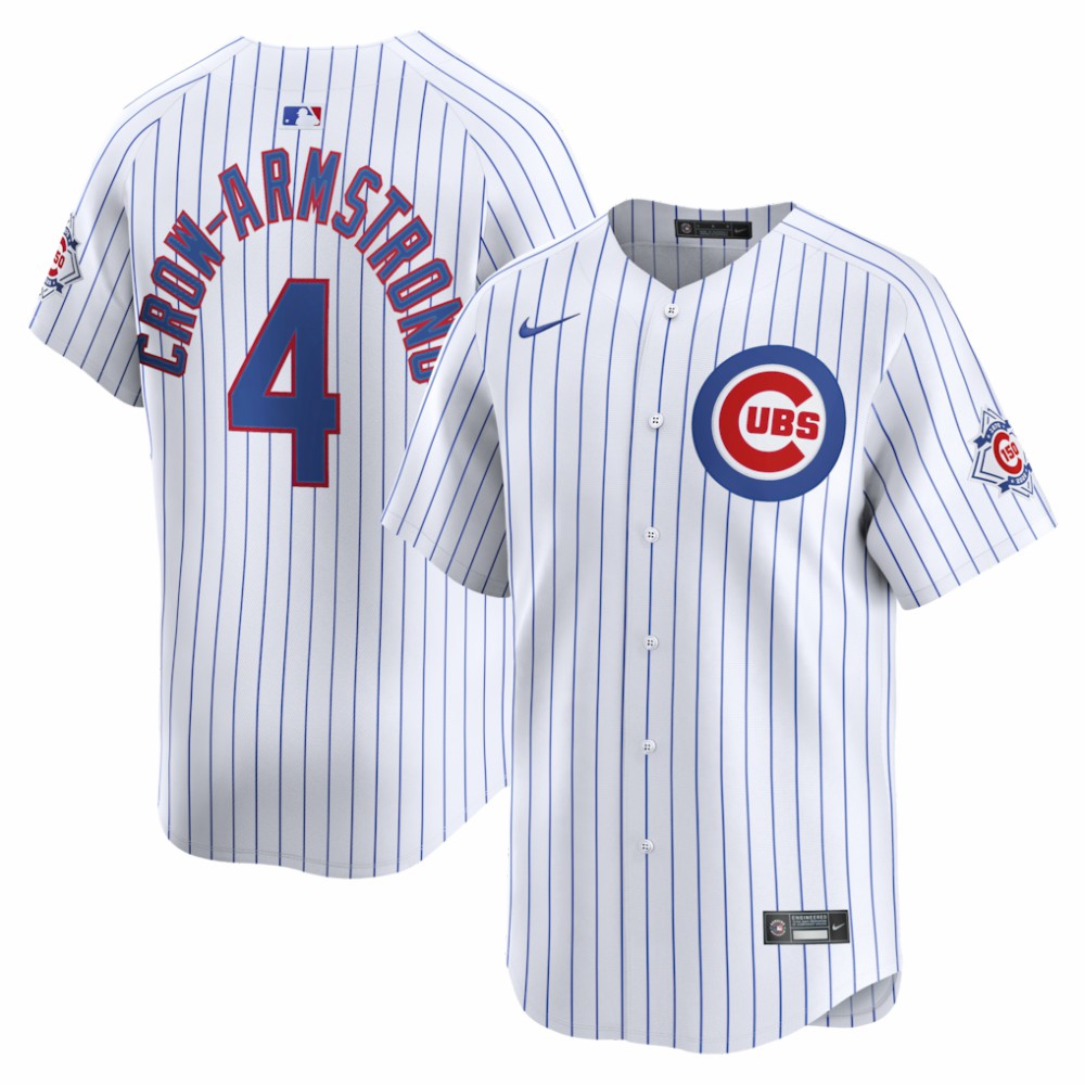 Pete Crow-Armstrong Chicago Cubs Nike 150th Anniversary Limited Jersey Online