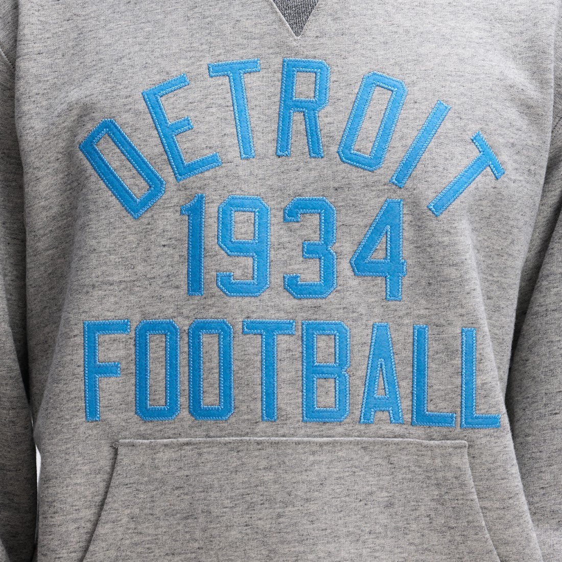 Detroit Lions IconicFleece Pocket Sweatshirt - Heather Gray - Fanatics
