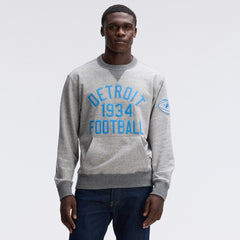 Detroit Lions IconicFleece Pocket Sweatshirt - Heather Gray - Fanatics