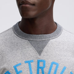 Detroit Lions IconicFleece Pocket Sweatshirt - Heather Gray - Fanatics