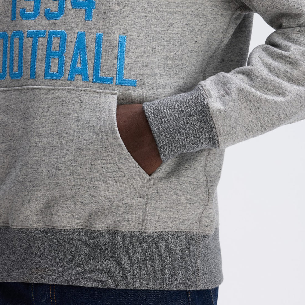 Detroit Lions IconicFleece Pocket Sweatshirt - Heather Gray - Fanatics
