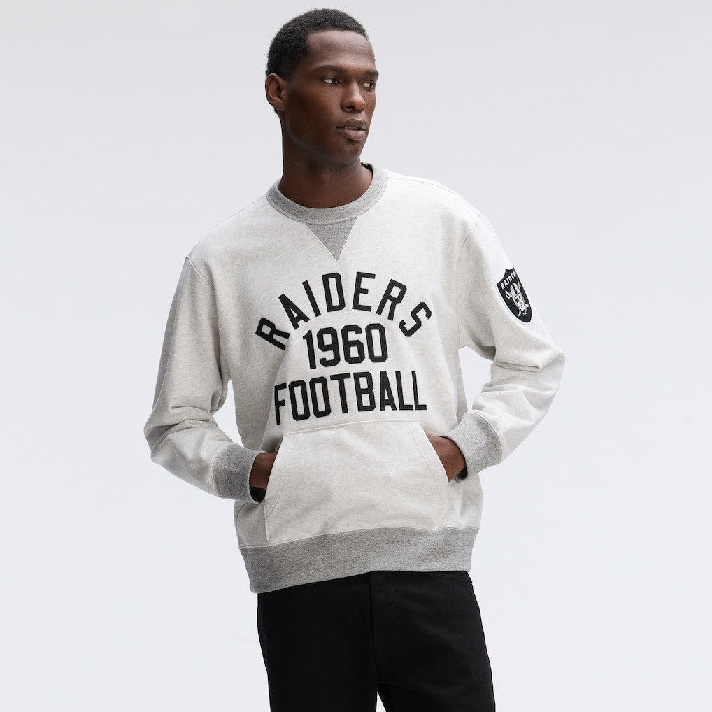 Las Vegas Raiders IconicFleece Pocket Sweatshirt - Heather Gray - Fanatics