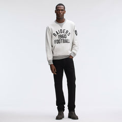 Las Vegas Raiders IconicFleece Pocket Sweatshirt - Heather Gray - Fanatics