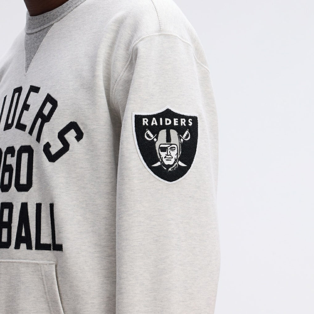 Las Vegas Raiders IconicFleece Pocket Sweatshirt - Heather Gray - Fanatics