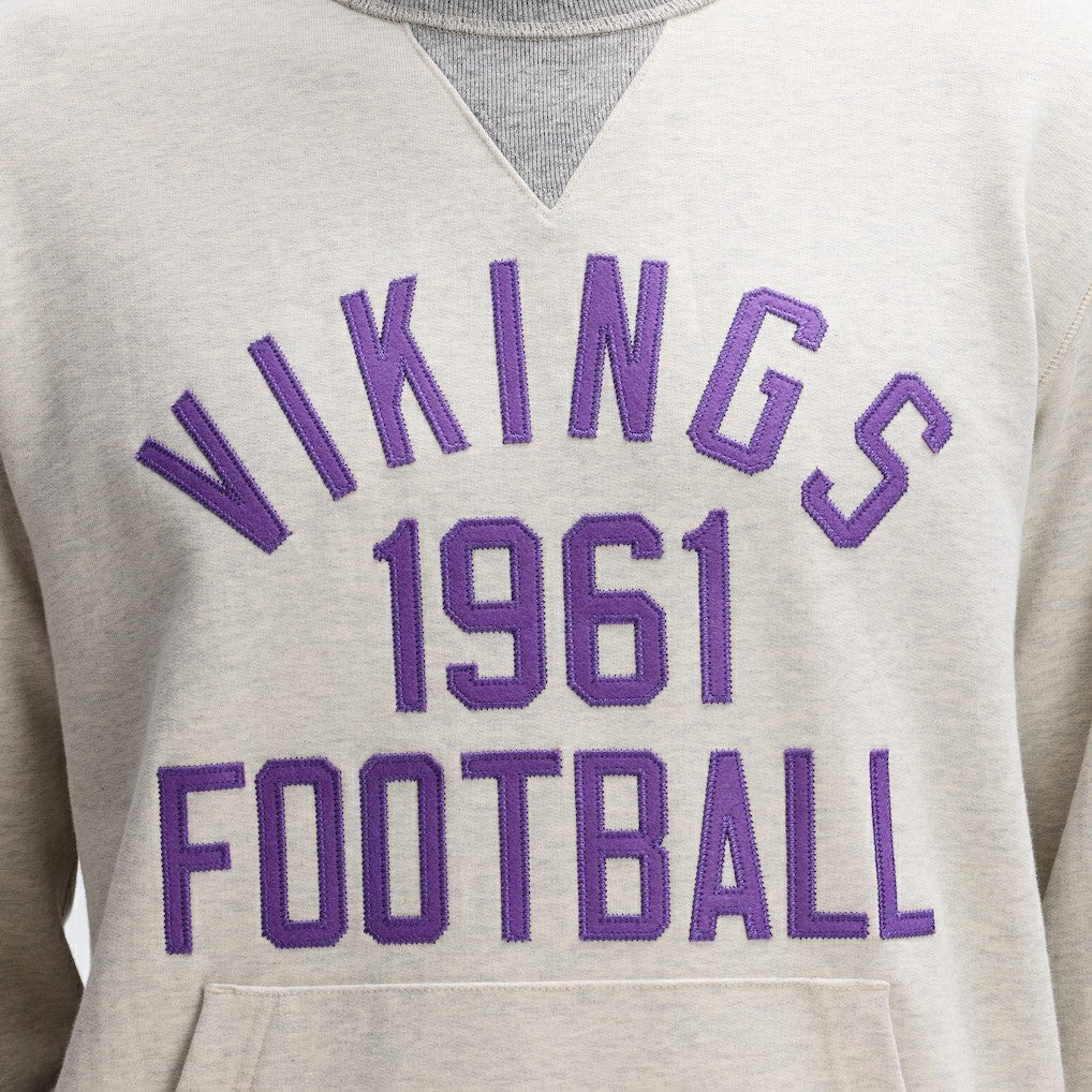Minnesota Vikings IconicFleece Pocket Sweatshirt - Oatmeal - Fanatics