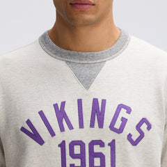 Minnesota Vikings IconicFleece Pocket Sweatshirt - Oatmeal - Fanatics