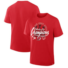 New Jersey Devils Fanatics 3x Stanley Cup Champions T-Shirt - Red | Fanatics sale