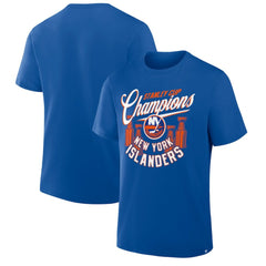New York Islanders Fanatics 4x Stanley Cup Champions T-Shirt - Royal | Fanatics sale