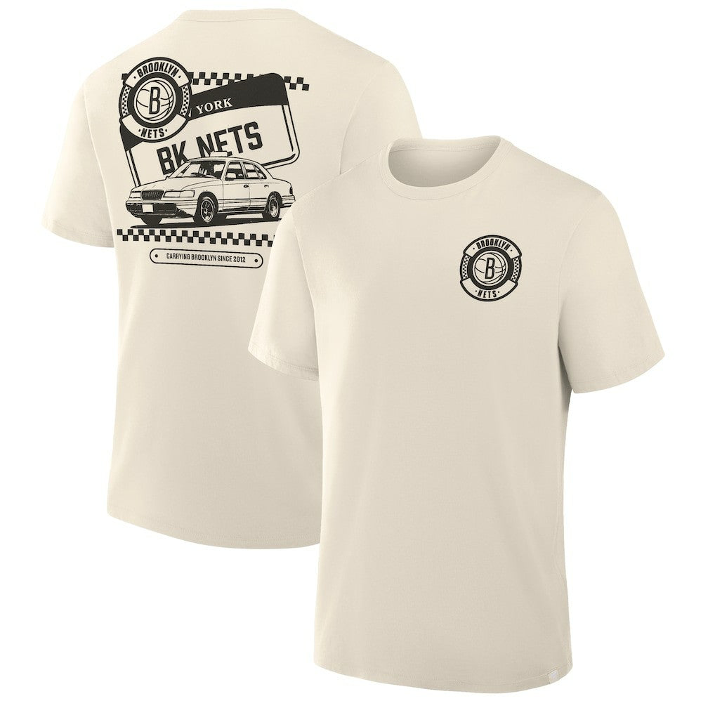 Fanatics Brooklyn Nets Team Culture T-Shirt Cream