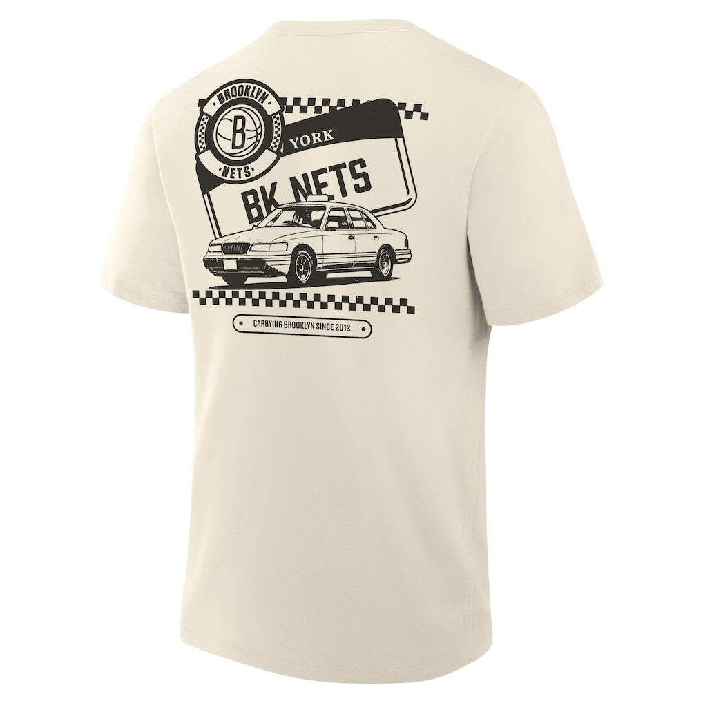 Fanatics Brooklyn Nets Team Culture T-Shirt Cream