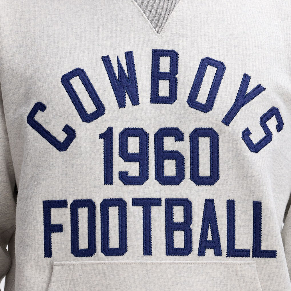 Dallas Cowboys IconicFleece Pocket Sweatshirt - Heather Gray - Fanatics