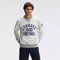 Dallas Cowboys IconicFleece Pocket Sweatshirt - Heather Gray - Fanatics