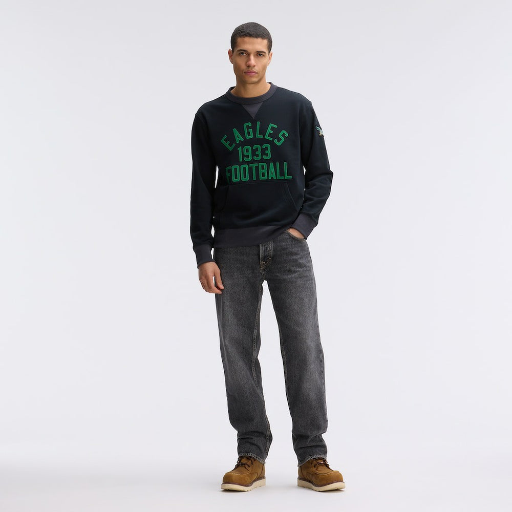 Philadelphia Eagles IconicFleece Pocket Sweatshirt - Black - Fanatics