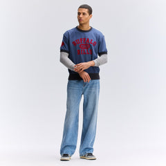 Buffalo Bills IconicFleece Short Sleeve Sweatshirt - Royal - Fanatics