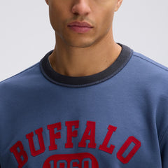 Buffalo Bills IconicFleece Short Sleeve Sweatshirt - Royal - Fanatics