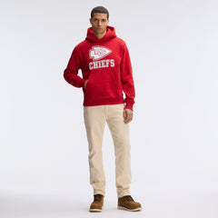 Kansas City Chiefs IconicFleece Flocked Hoodie - Red - Fanatics