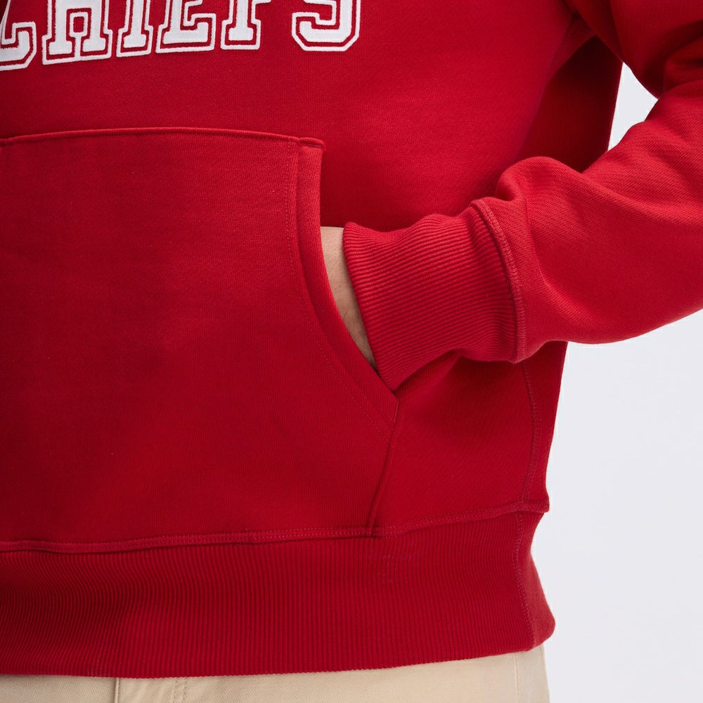 Kansas City Chiefs IconicFleece Flocked Hoodie - Red - Fanatics