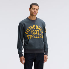Pittsburgh Steelers IconicFleece Pocket Sweatshirt - Charcoal - Fanatics