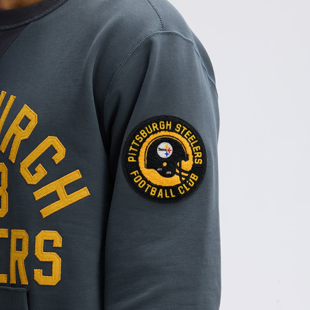 Pittsburgh Steelers IconicFleece Pocket Sweatshirt - Charcoal - Fanatics