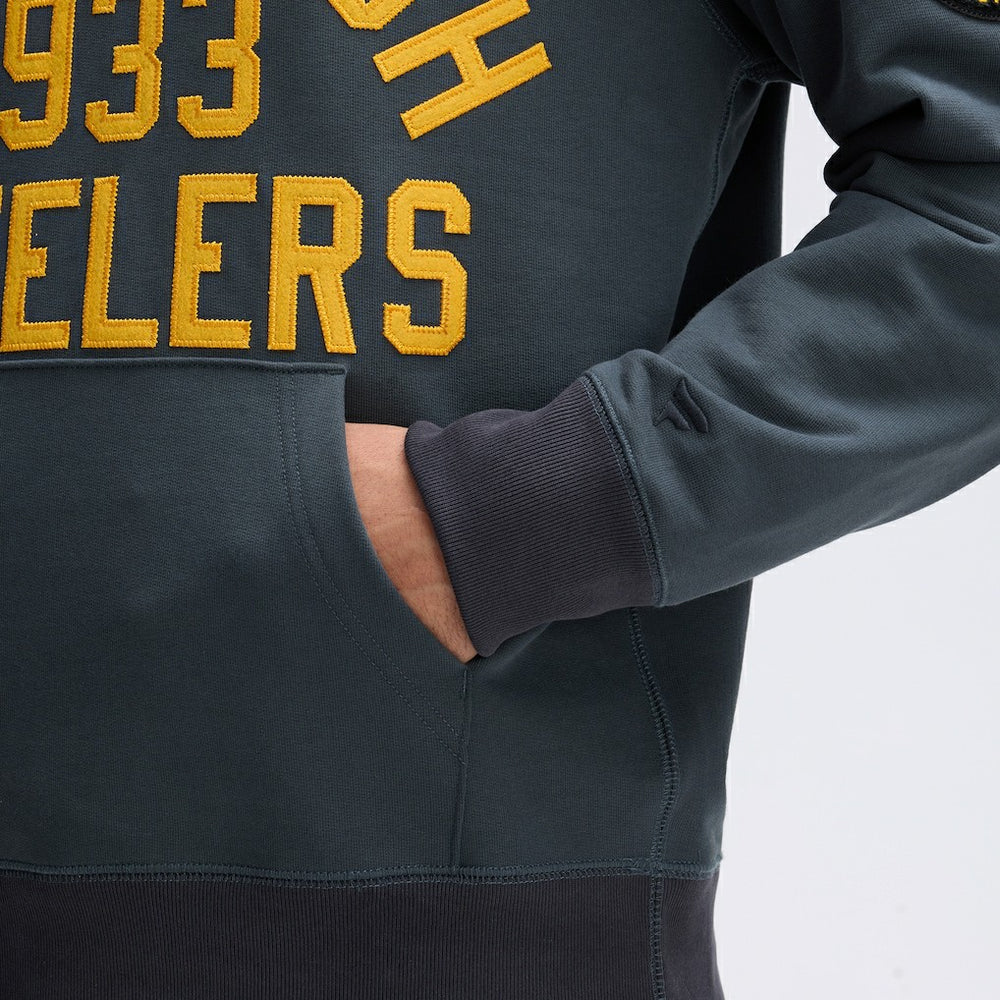 Pittsburgh Steelers IconicFleece Pocket Sweatshirt - Charcoal - Fanatics
