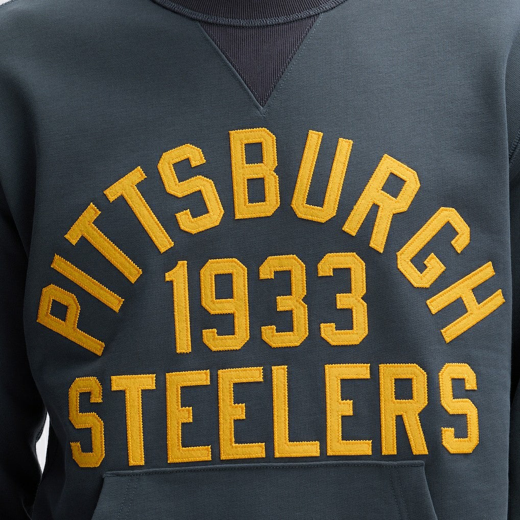 Pittsburgh Steelers IconicFleece Pocket Sweatshirt - Charcoal - Fanatics