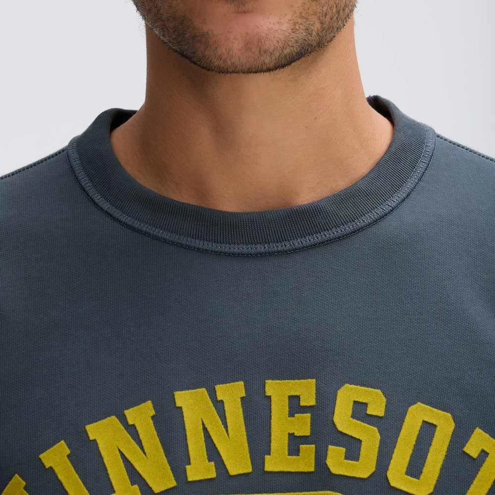 Minnesota Vikings IconicFleece Short Sleeve Sweatshirt - Charcoal - Fanatics