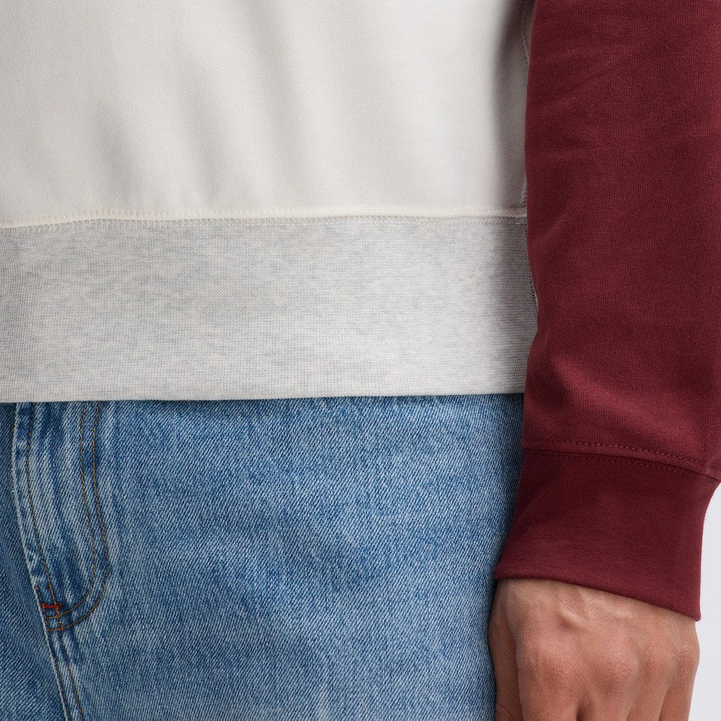 Washington Commanders IconicFleece Short Sleeve Sweatshirt - Oatmeal - Fanatics
