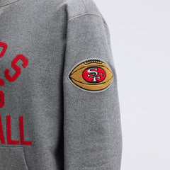 San Francisco 49ers IconicFleece Pocket Sweatshirt - Athletic Heather Gray - Fanatics