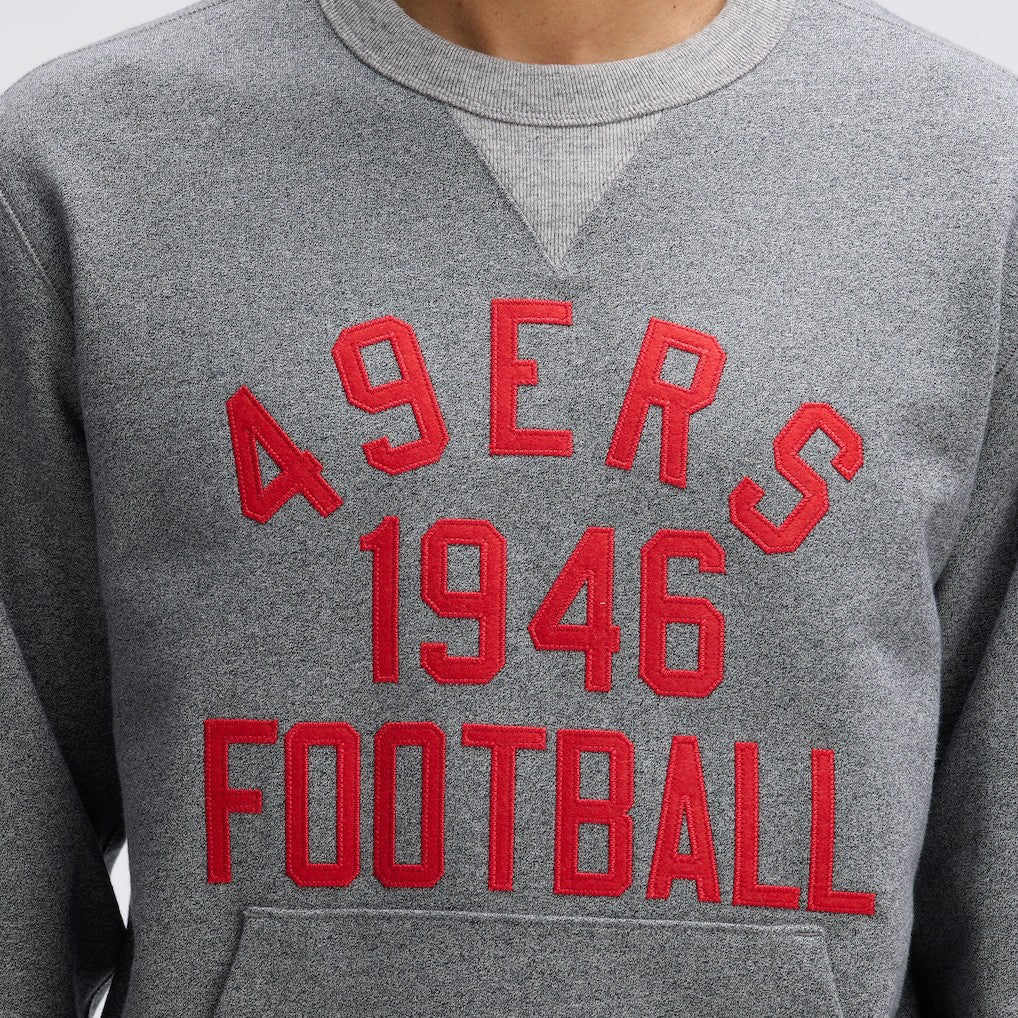 San Francisco 49ers IconicFleece Pocket Sweatshirt - Athletic Heather Gray - Fanatics