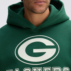 Green Bay Packers IconicFleece Flocked Hoodie - Green - Fanatics