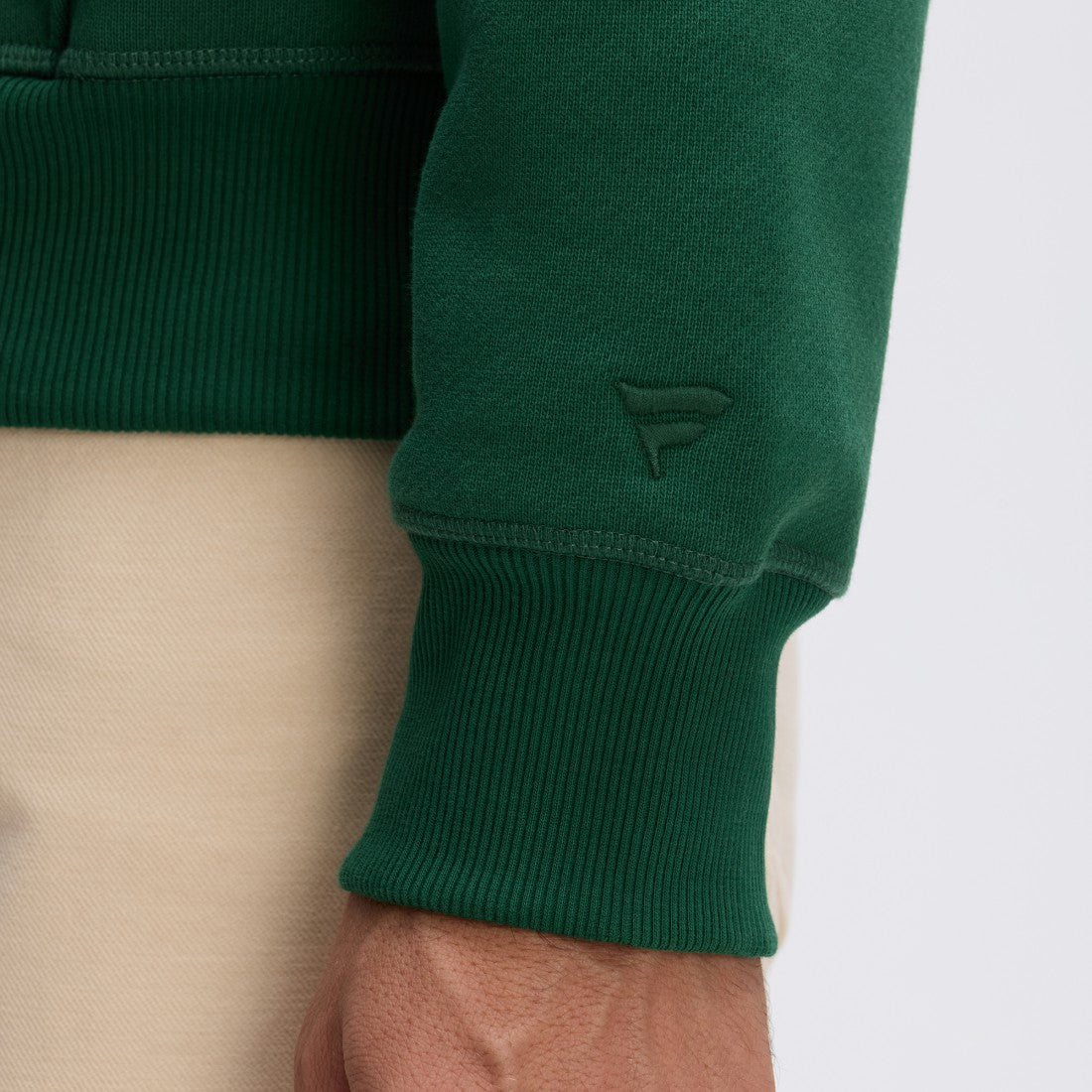Green Bay Packers IconicFleece Flocked Hoodie - Green - Fanatics