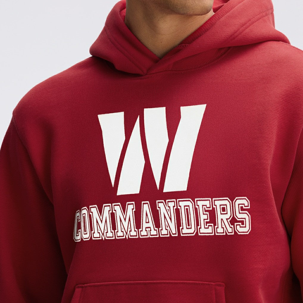 Washington Commanders IconicFleece Flocked Hoodie - Burgundy - Fanatics