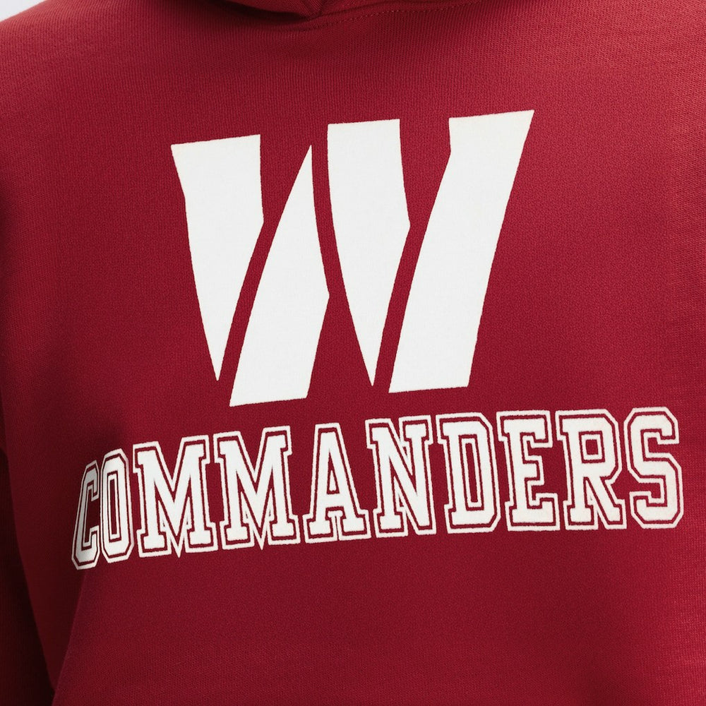 Washington Commanders IconicFleece Flocked Hoodie - Burgundy - Fanatics