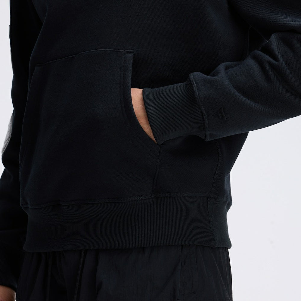 Las Vegas Raiders IconicFleece Letterman Hoodie - Black - Fanatics