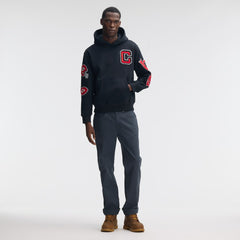 Kansas City Chiefs IconicFleece Letterman Hoodie - Black - Fanatics