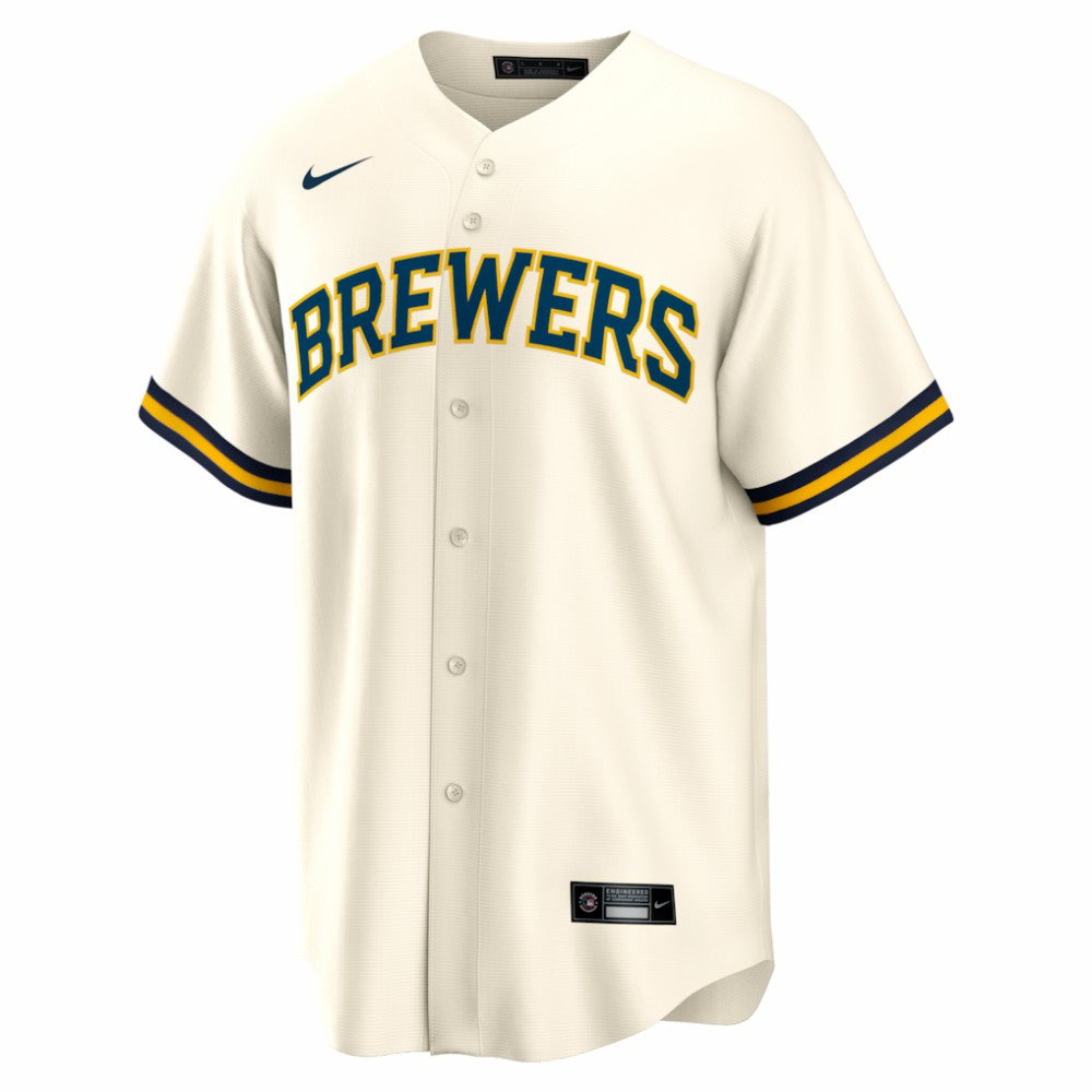 Bob Uecker Milwaukee Brewers Nike Home Retired Player Replica Jersey Sale