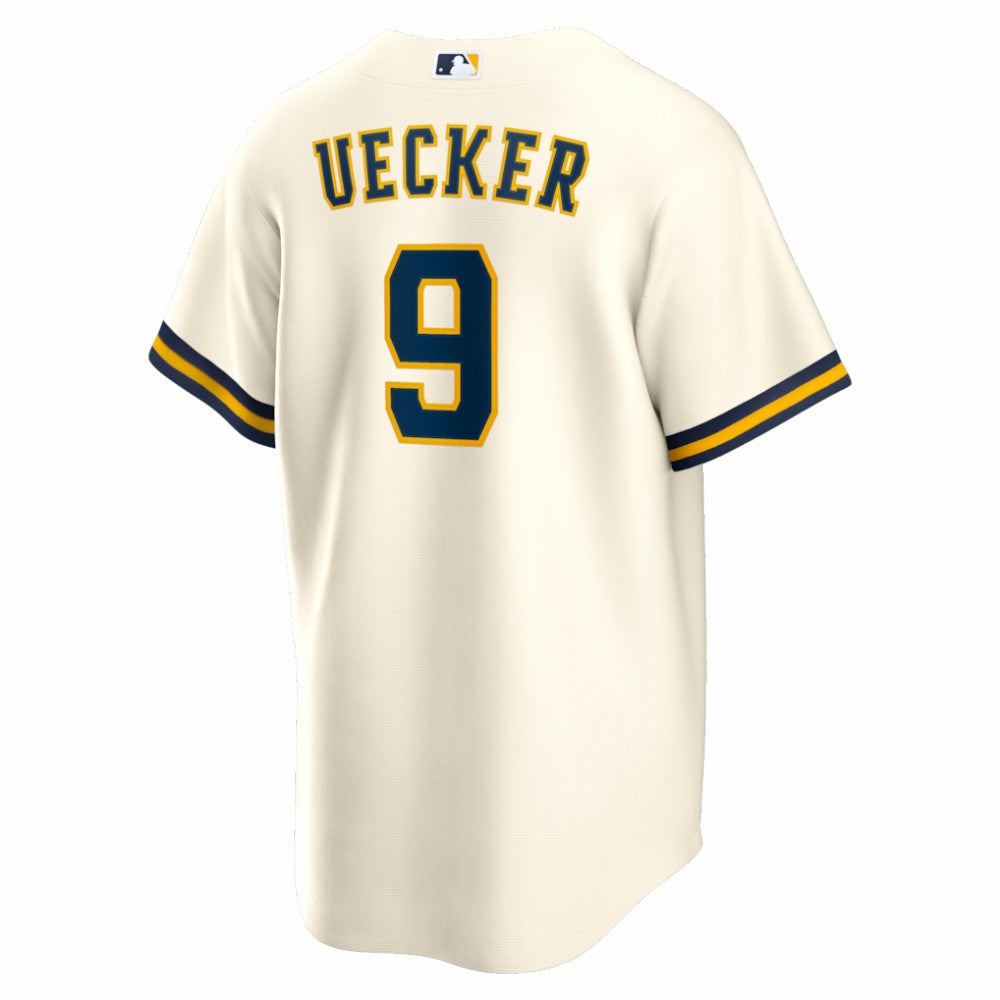Bob Uecker Milwaukee Brewers Nike Home Retired Player Replica Jersey Sale