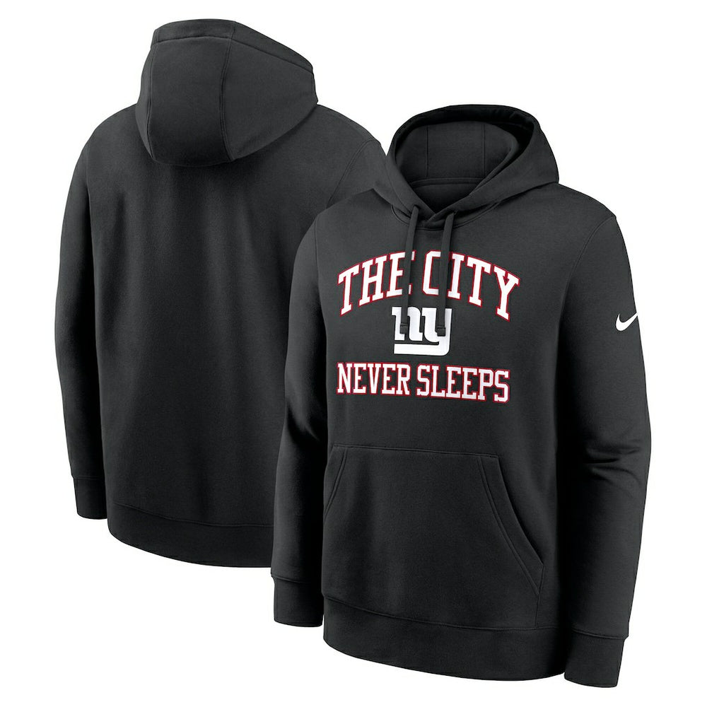 New York Giants The City Never Sleeps Club Fleece Hoodie - Black - Nike