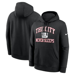 New York Giants The City Never Sleeps Club Fleece Hoodie - Black - Nike