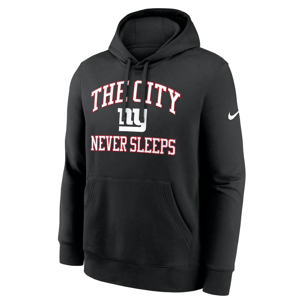 New York Giants The City Never Sleeps Club Fleece Hoodie - Black - Nike