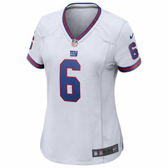 Jaxson Dart New York Giants Women's Alternate Vintage White Game Jersey - White - Nike