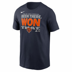 Chicago Bears 2025 NFC North Division Champions Locker Room Trophy Collection T-Shirt - Navy - Nike