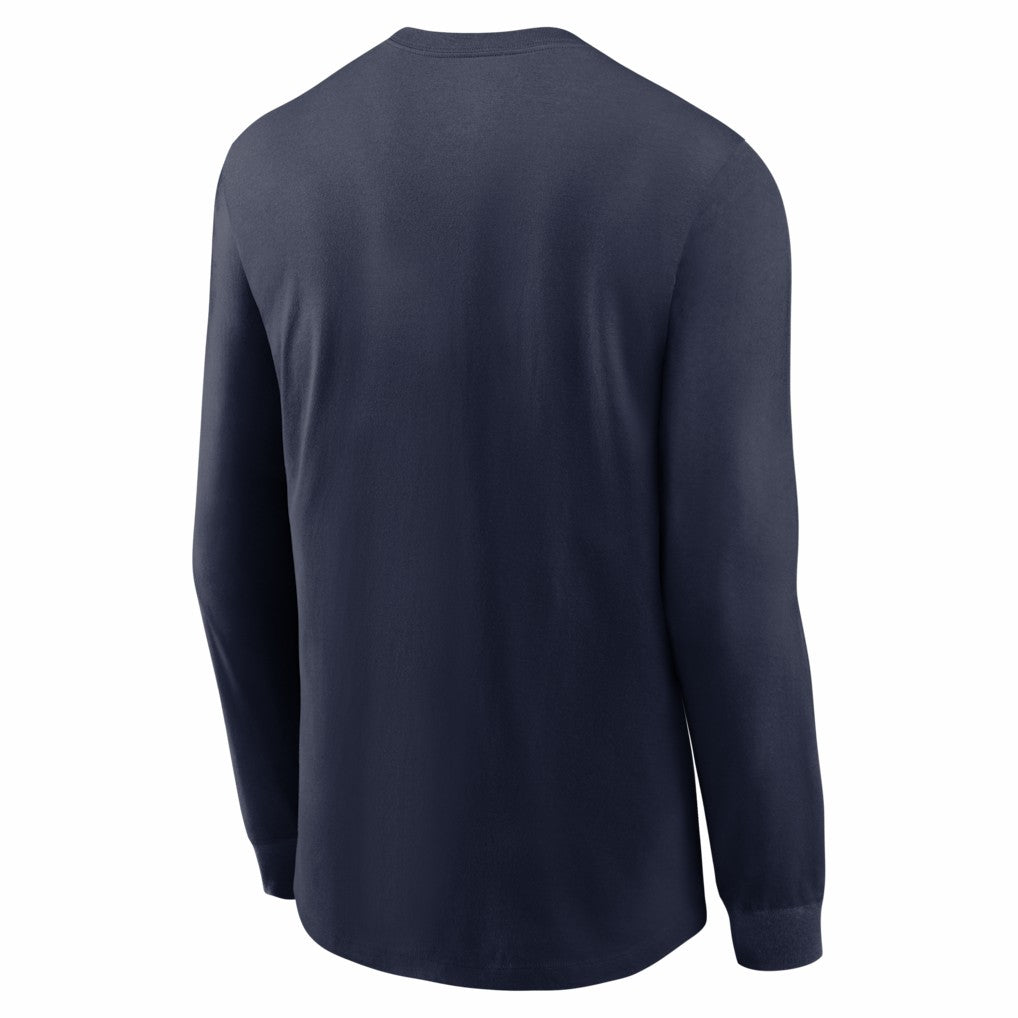 Denver Broncos 2025 AFC West Division Champions Locker Room Trophy Collection Long Sleeve T-Shirt - Navy - Nike