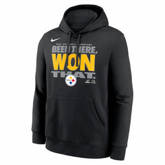 Pittsburgh Steelers 2025 AFC North Division Champions Locker Room Trophy Collection Hoodie - Black - Nike