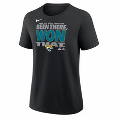 Jacksonville Jaguars Women's 2025 AFC South Division Champions Locker Room Trophy Collection T-Shirt - Black - Nike