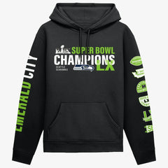 Seattle Seahawks Super Bowl LX Champions Four-Piece Hoodie - Black - Fanatics