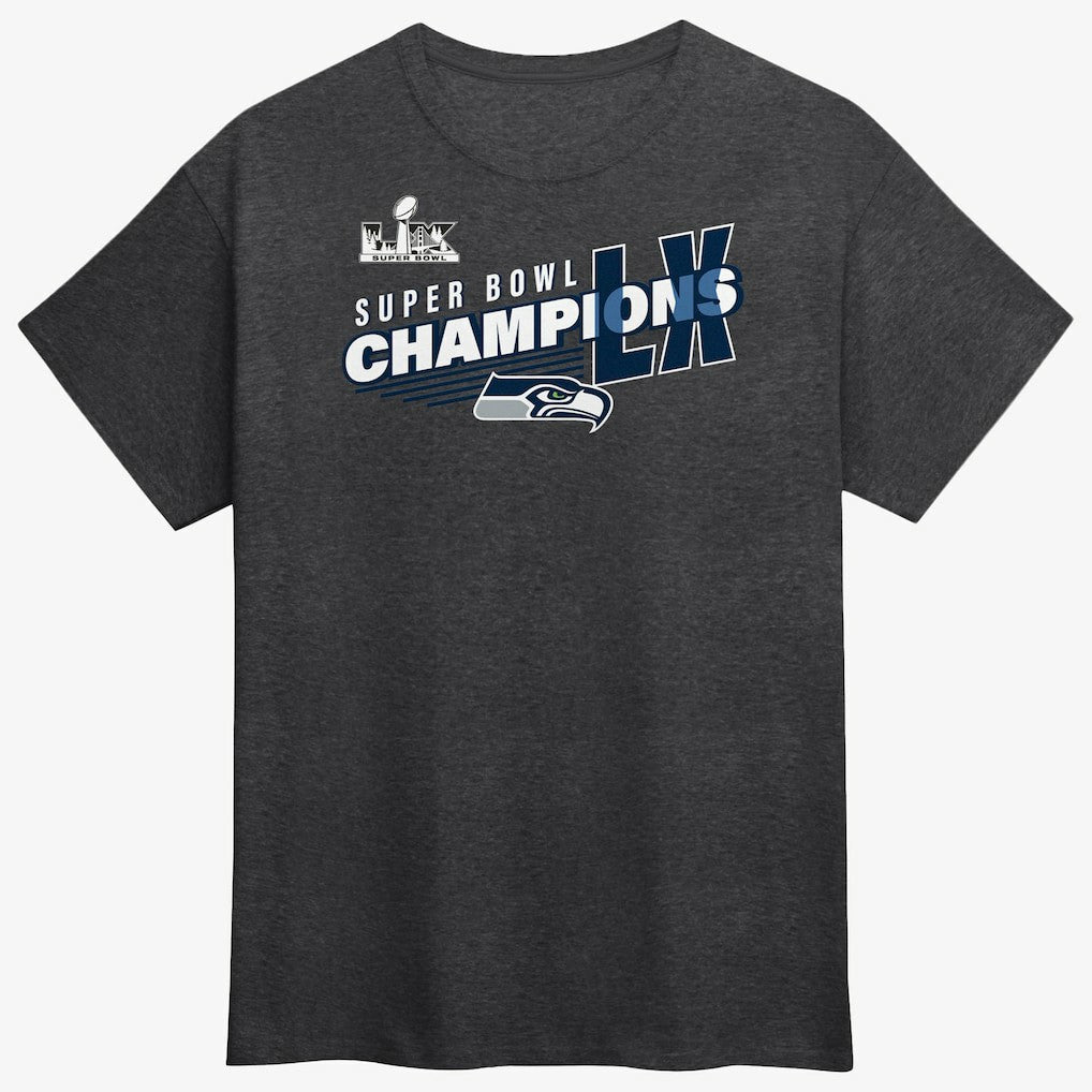 Seattle Seahawks Super Bowl LX Champions Best Teammates Roster T-Shirt - Heather Charcoal - Fanatics