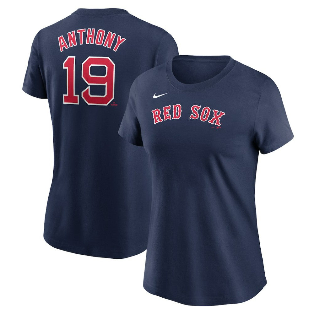 Roman Anthony Boston Red Sox Nike Women's Cooperstown Collection Fuse Name & Number T-Shirt Sale