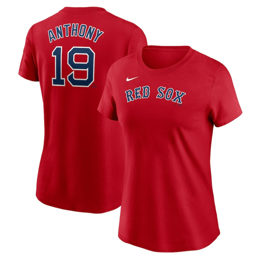 Roman Anthony Boston Red Sox Nike Women's Cooperstown Collection Fuse Name & Number T-Shirt Discount