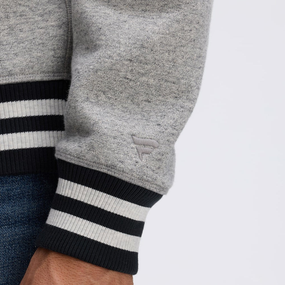 Dallas Cowboys IconicFleece Tipped Hoodie - Heather Gray - Fanatics
